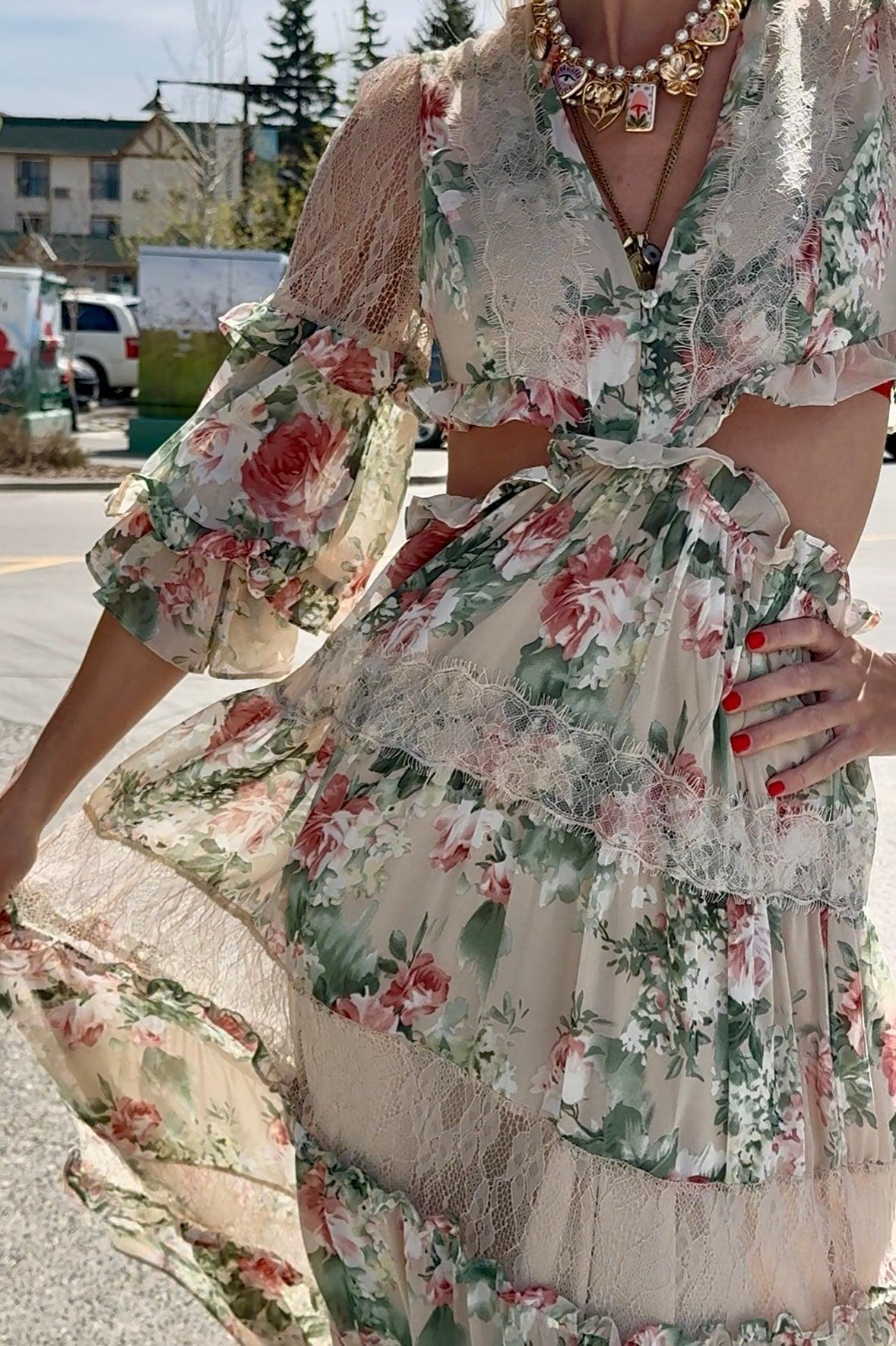 ENOLA MAXI DRESS Product Image