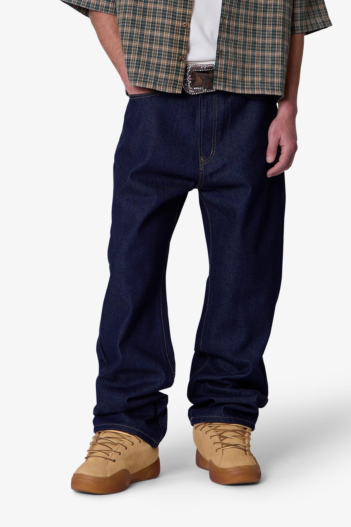 Raw Ultra Baggy Denim - Rinsed Indigo Product Image