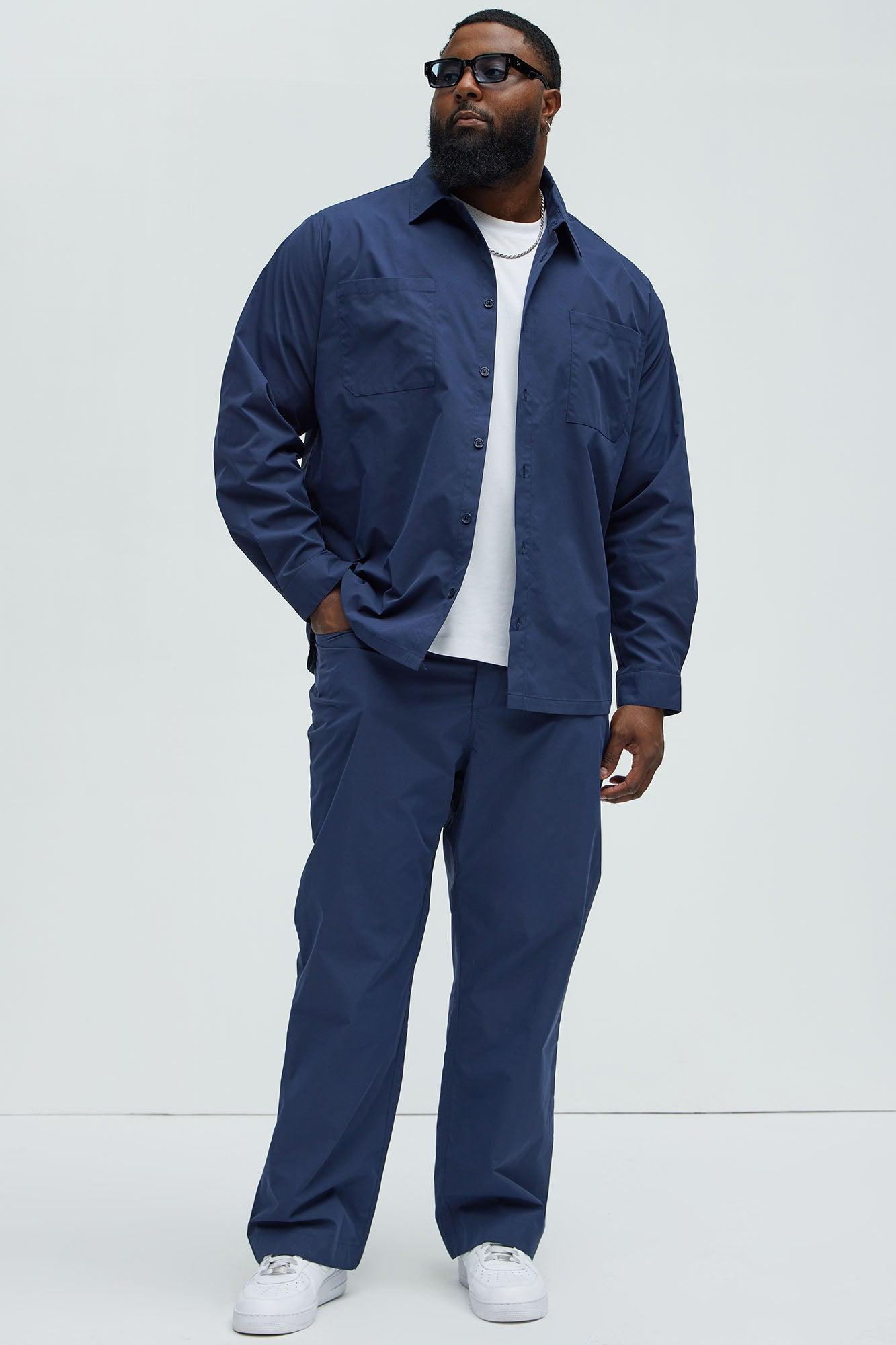 Ansel Tech Shirt - Navy Product Image