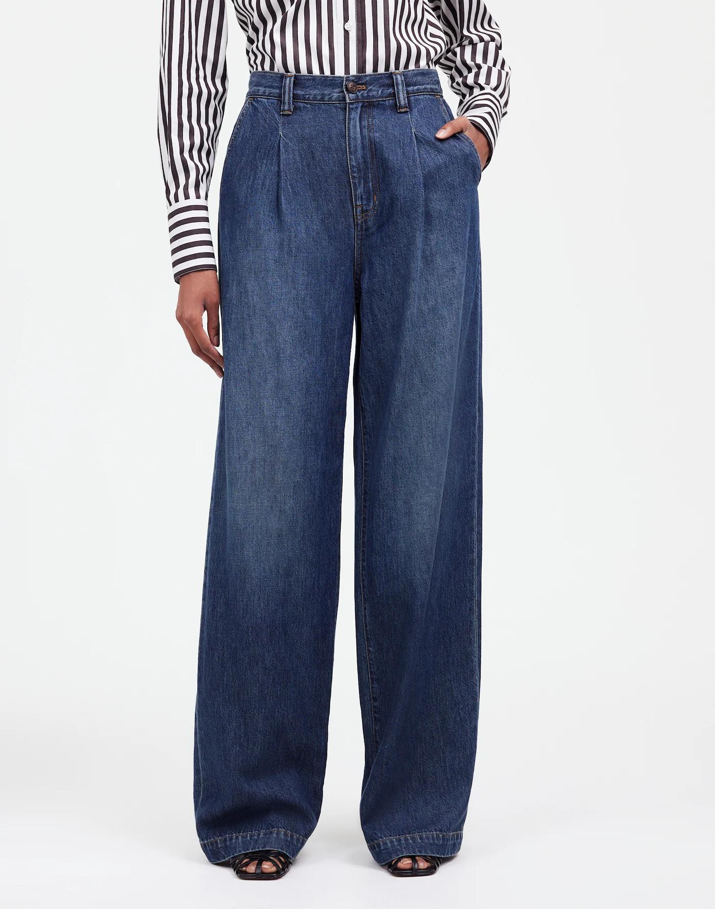 The Harlow Wide-Leg Jean: Airy Denim Edition Product Image