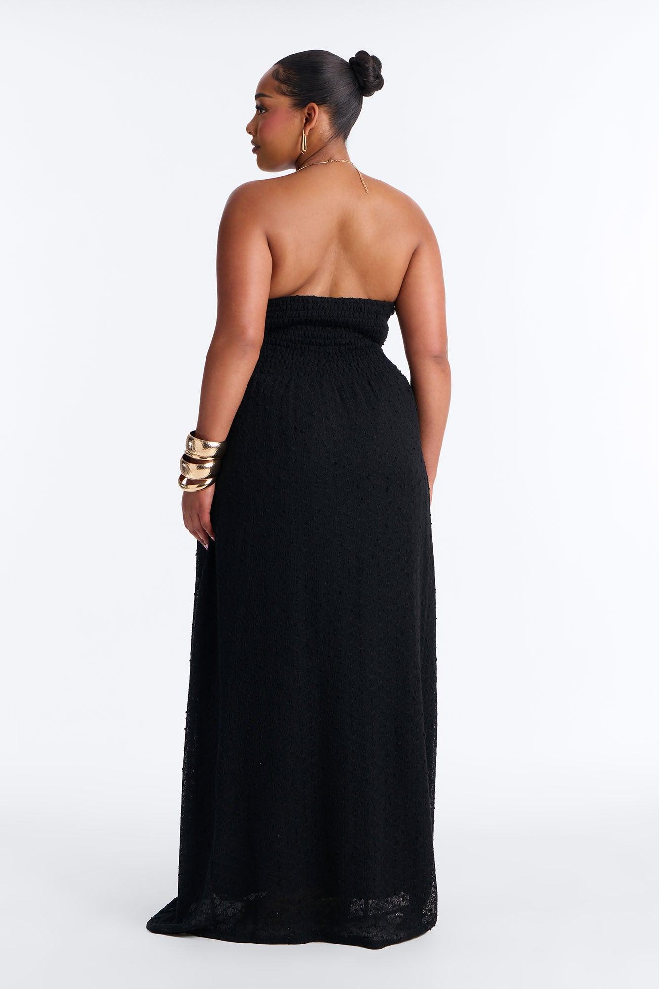 Caribbean Shores Maxi Dress - Black Female Product Image