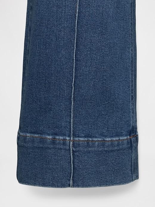 High Rise Stride Wide-Leg Ankle Jeans Product Image