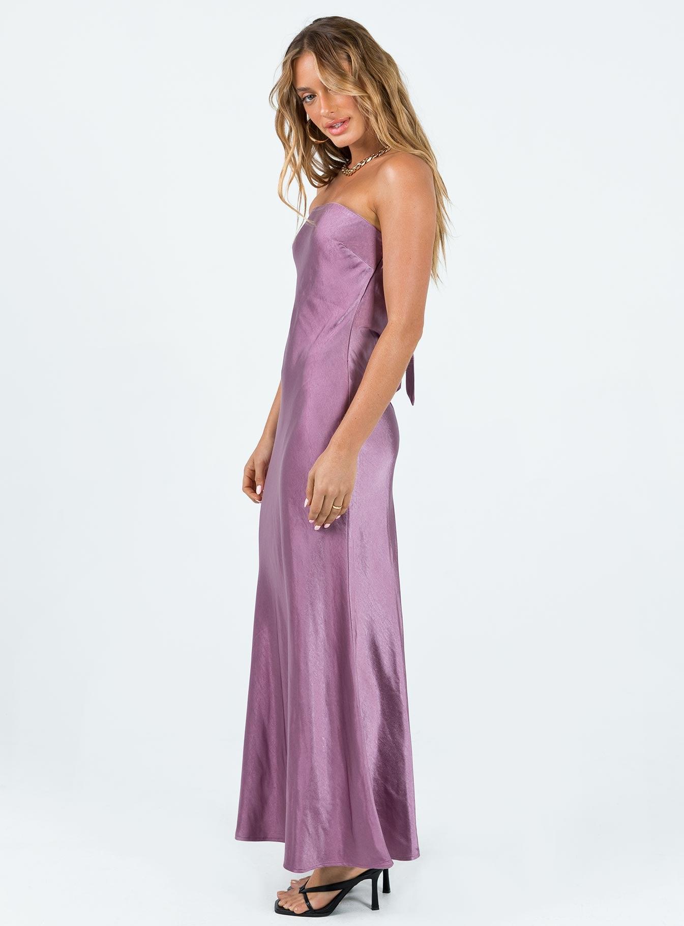 Haley Maxi Dress Mauve Product Image