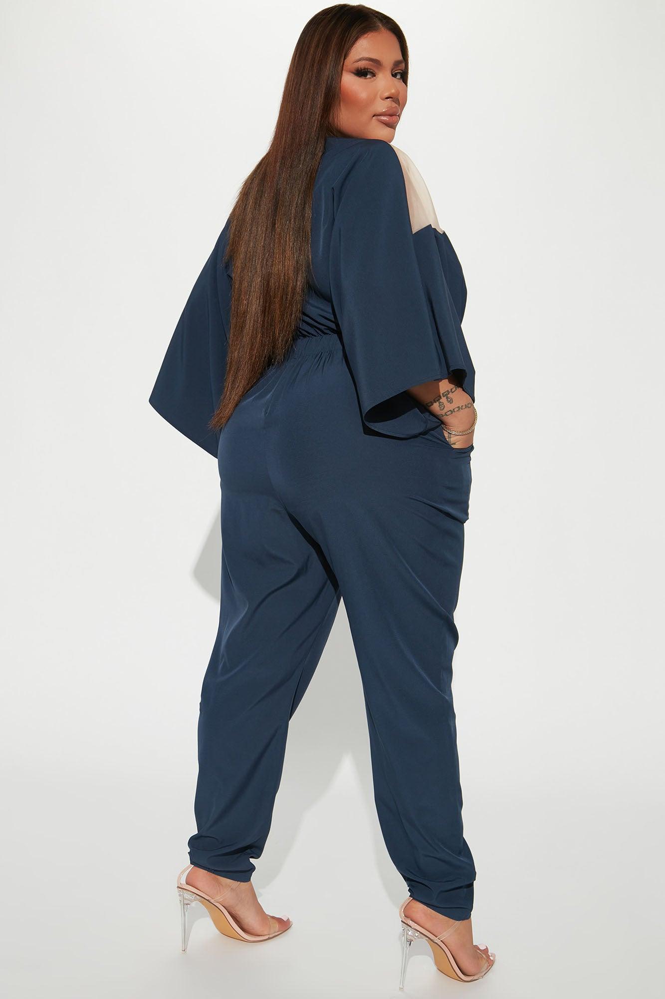 Weekend Feels Jumpsuit - Navy Product Image