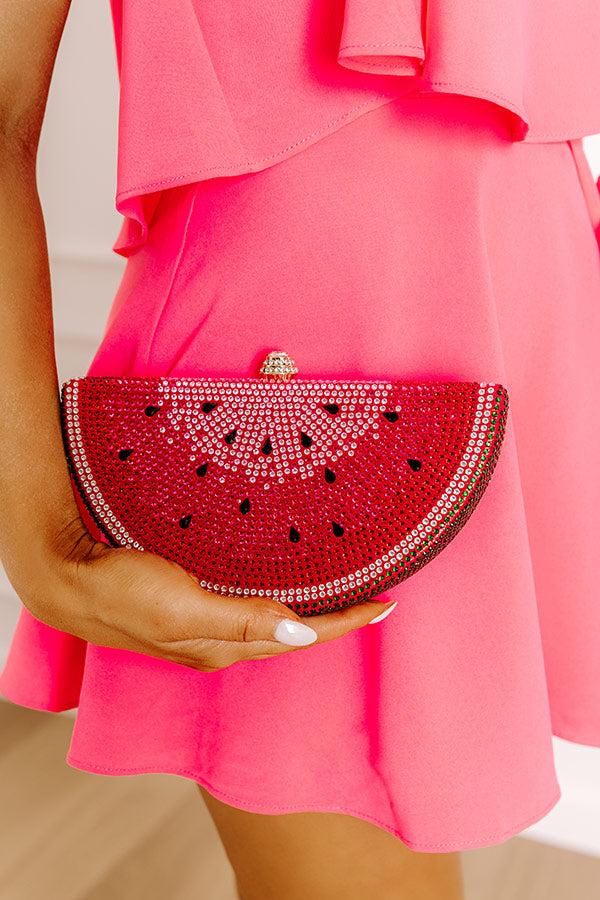 Watermelon Sugar Embellished Clutch Product Image