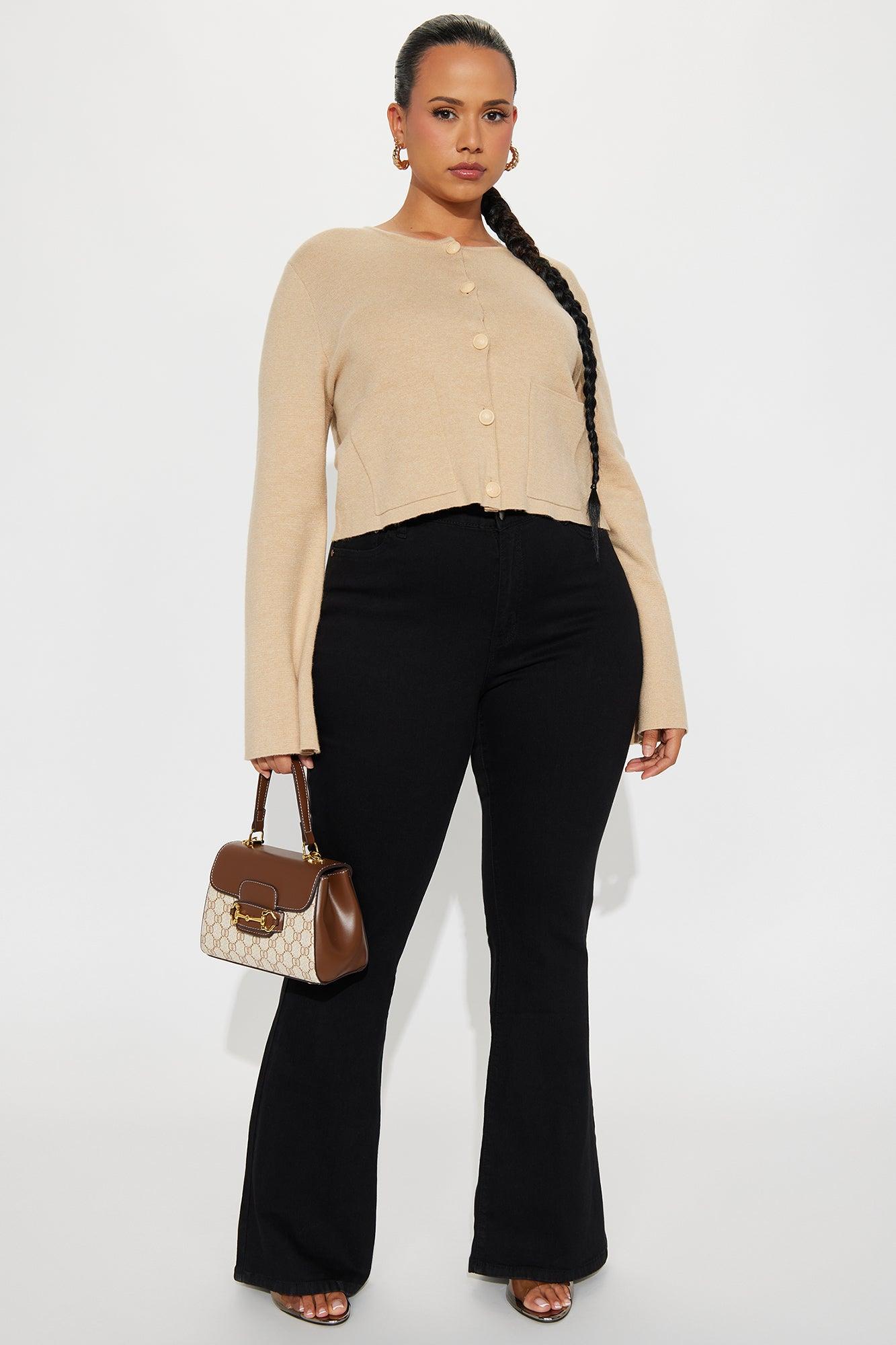 Sweet Talk Cardigan - Taupe Female Product Image