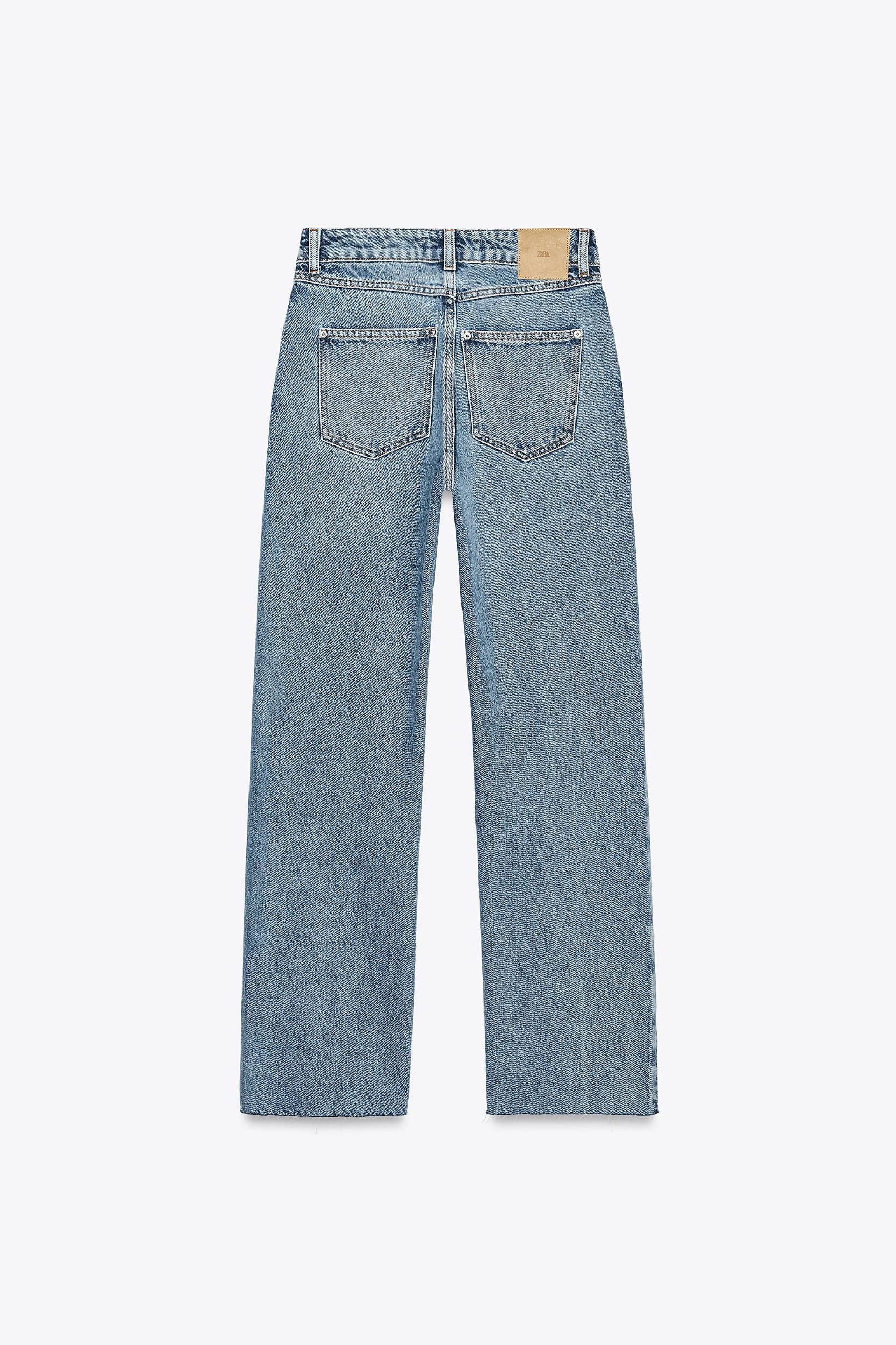 Z1975 STRAIGHT HIGH RISE CROSS WAIST JEANS Product Image