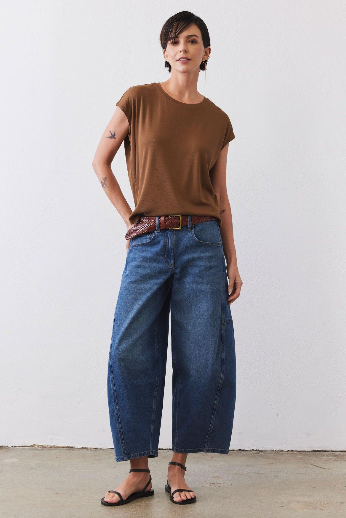 The Ribbed Tuck-In Tee Product Image