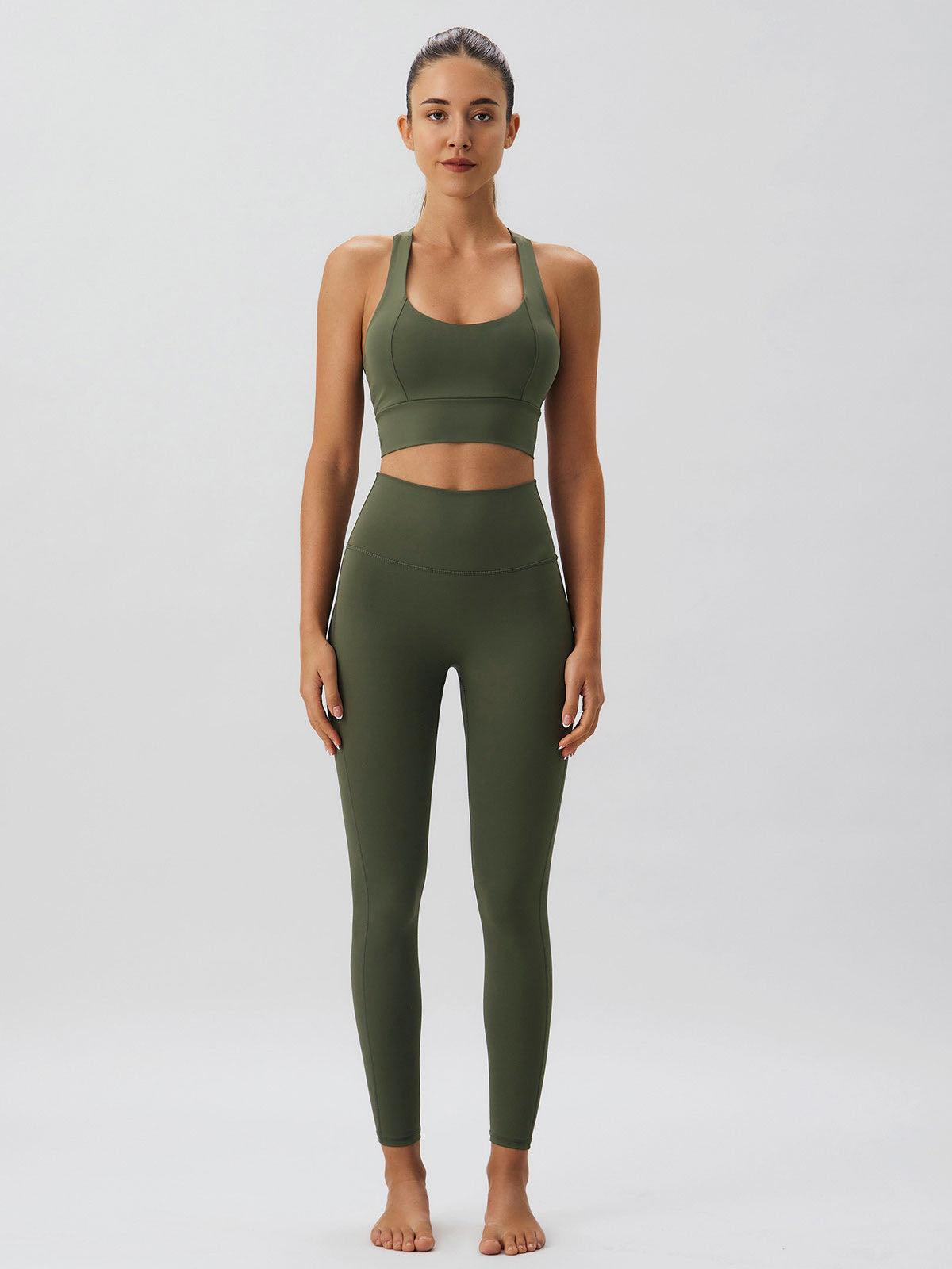 Green High Stretch Leggings Product Image