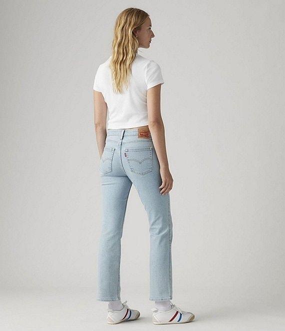 Levi's® 725 High Rise Mid Wash Kick Bootcut Ankle Jeans Product Image