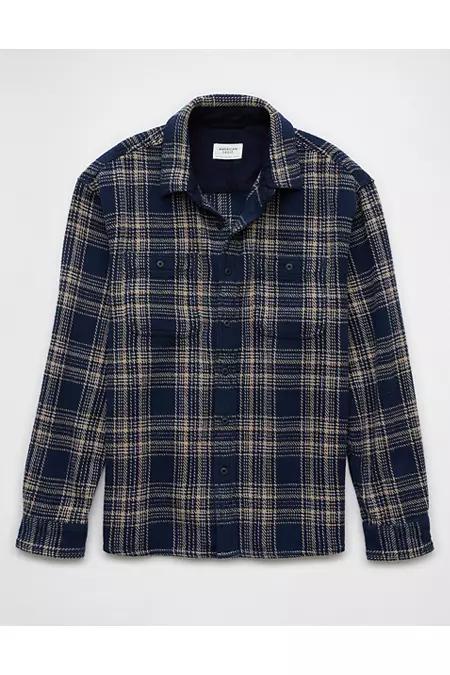 AE Textured Flannel Shirt Men's Product Image