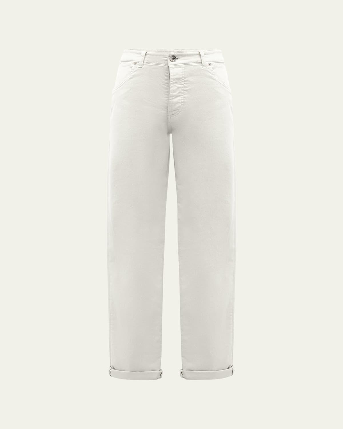 Mens Bull Denim Skinny-Fit Pants Product Image