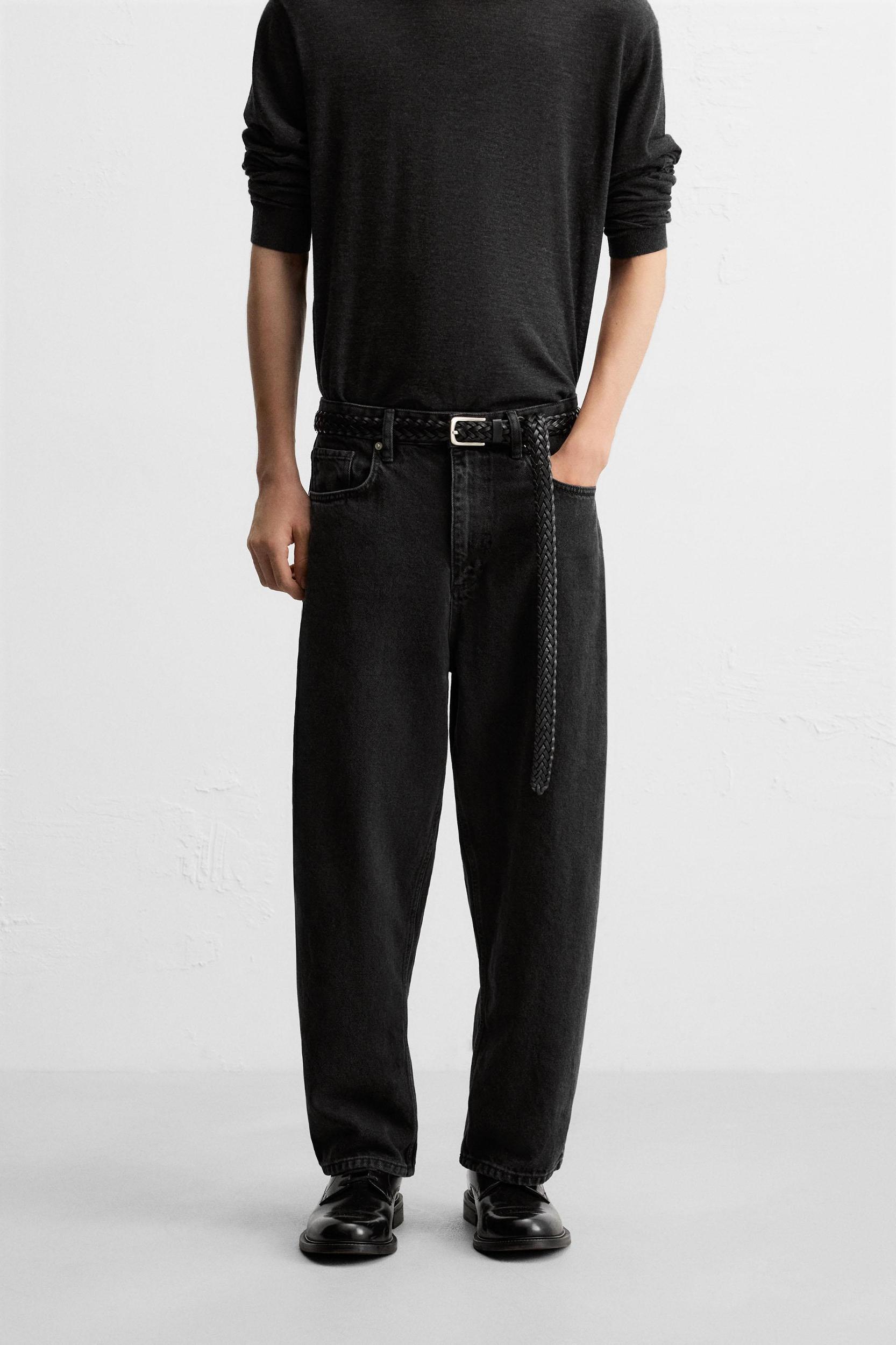 TAPERED WIDE FIT JEANS Product Image