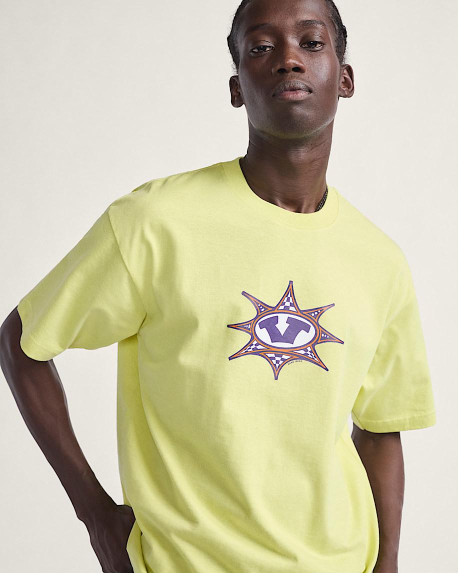 Star Checker T-Shirt in Canary Yellow| Vans US Product Image
