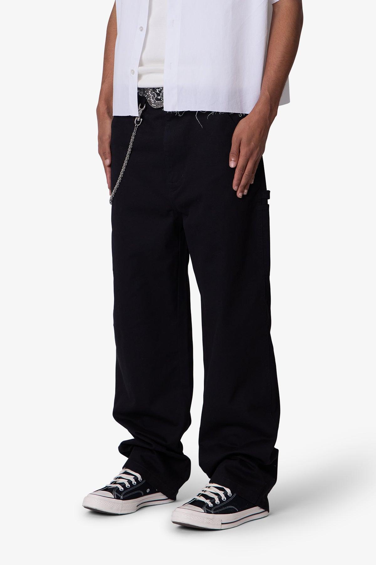 Ultra Baggy Chino Pants - Black Product Image