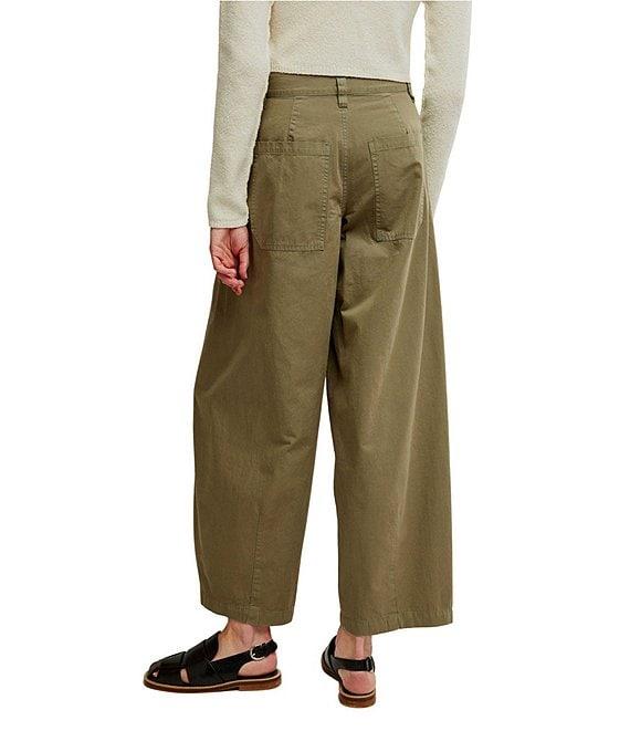 Free People We The Free Rylee Chino Mid Rise Wide Leg Crop Pant Product Image