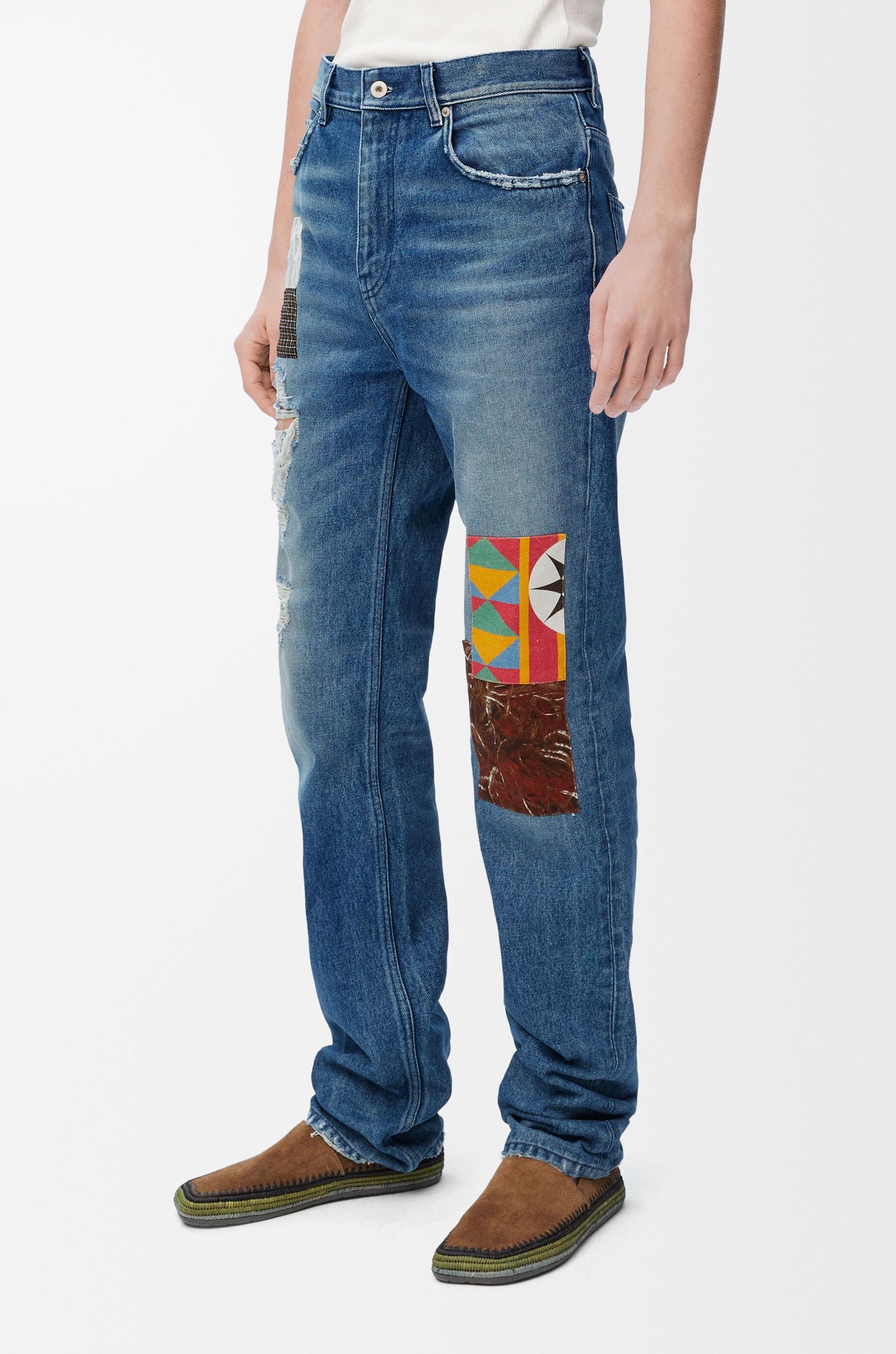 Straight leg jeans in denim Product Image
