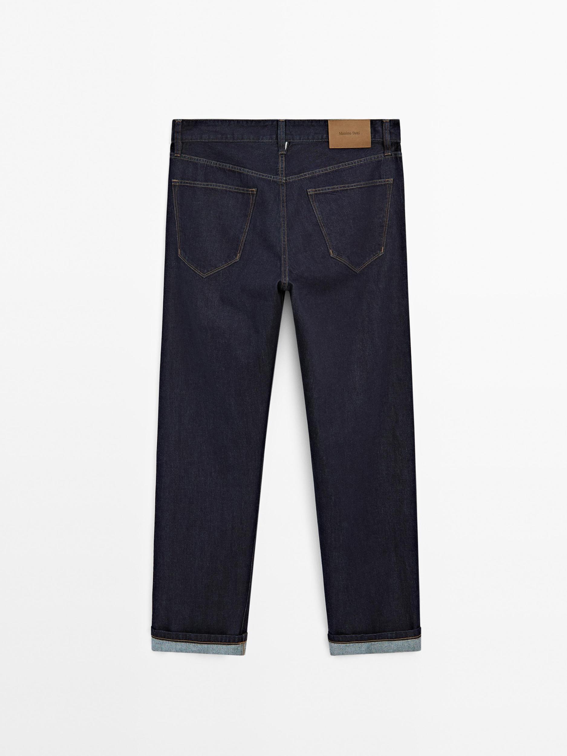 Selvedge fit jeans Product Image