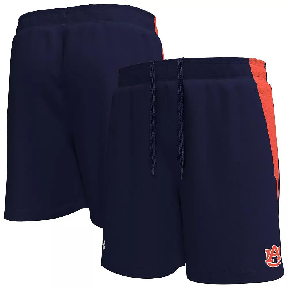 Men's Under Armour Navy Notre Dame Fighting Irish  Tech Vent Performance Short, Size: Medium, Blue Product Image