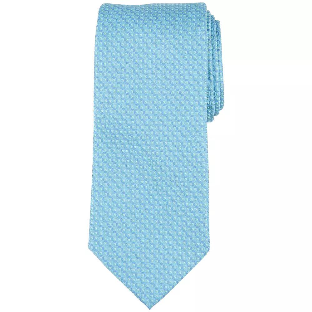 Men's Bespoke Geometric Tie, Blue Pierce Product Image