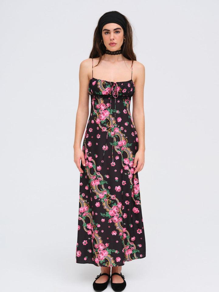Justice Maxi Dress — Black Product Image