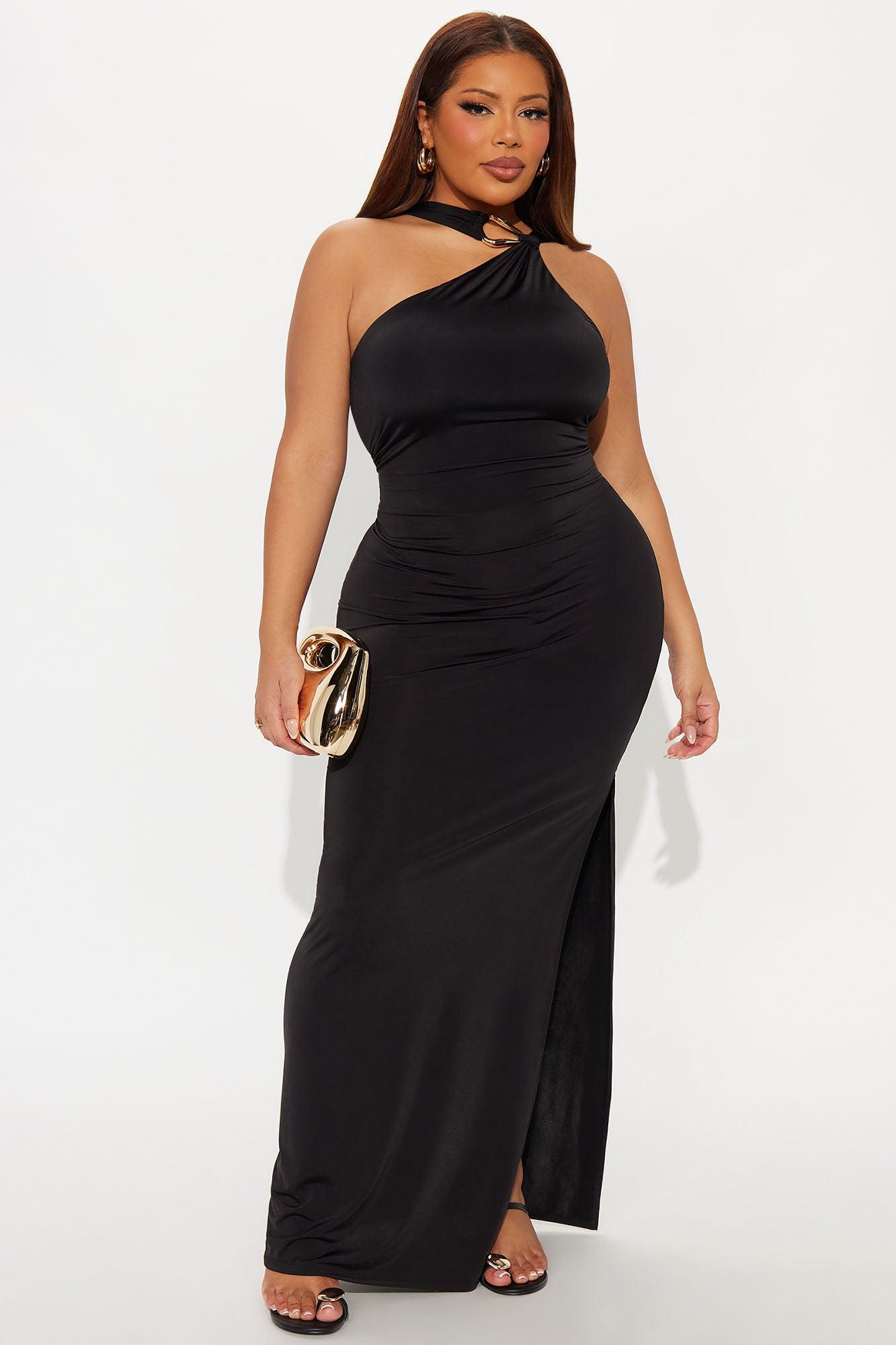Classic Chic Maxi Dress - Black Female Product Image