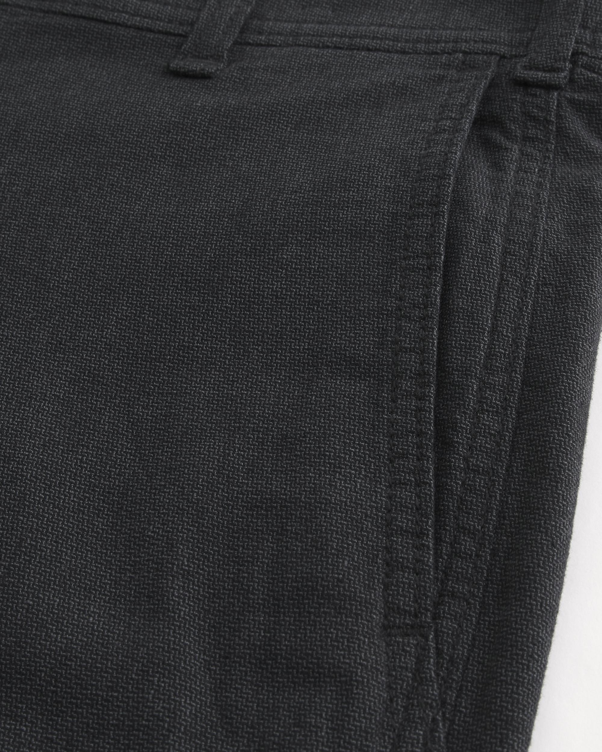 Linen-Blend Flex Waist Baggy Pants Product Image