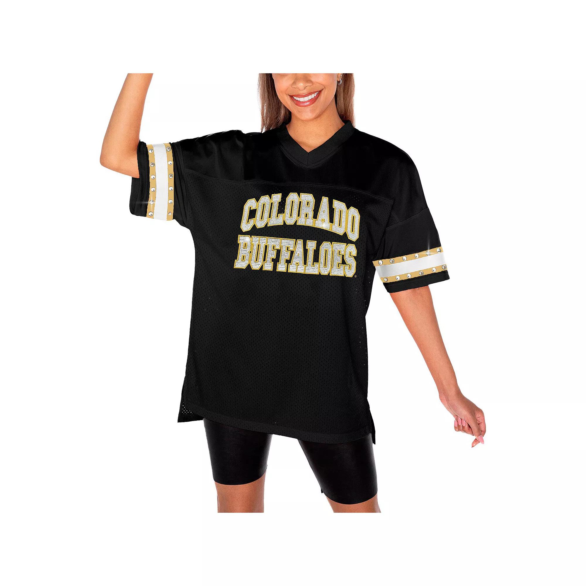 Womens Gameday Couture Colorado Buffaloes Until Kickoff Rhinestone Fashion T-Shirt Product Image
