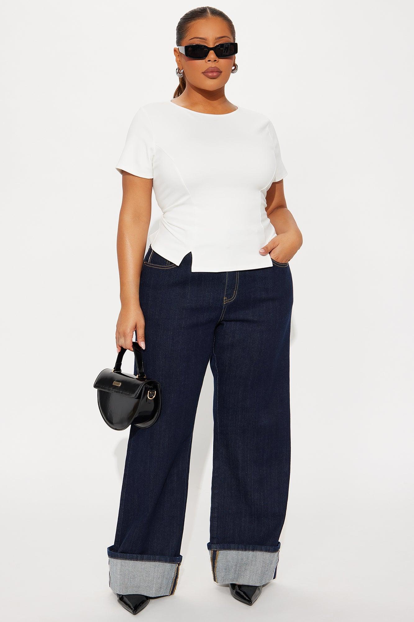 Leola Short Sleeve Top - White Female Product Image