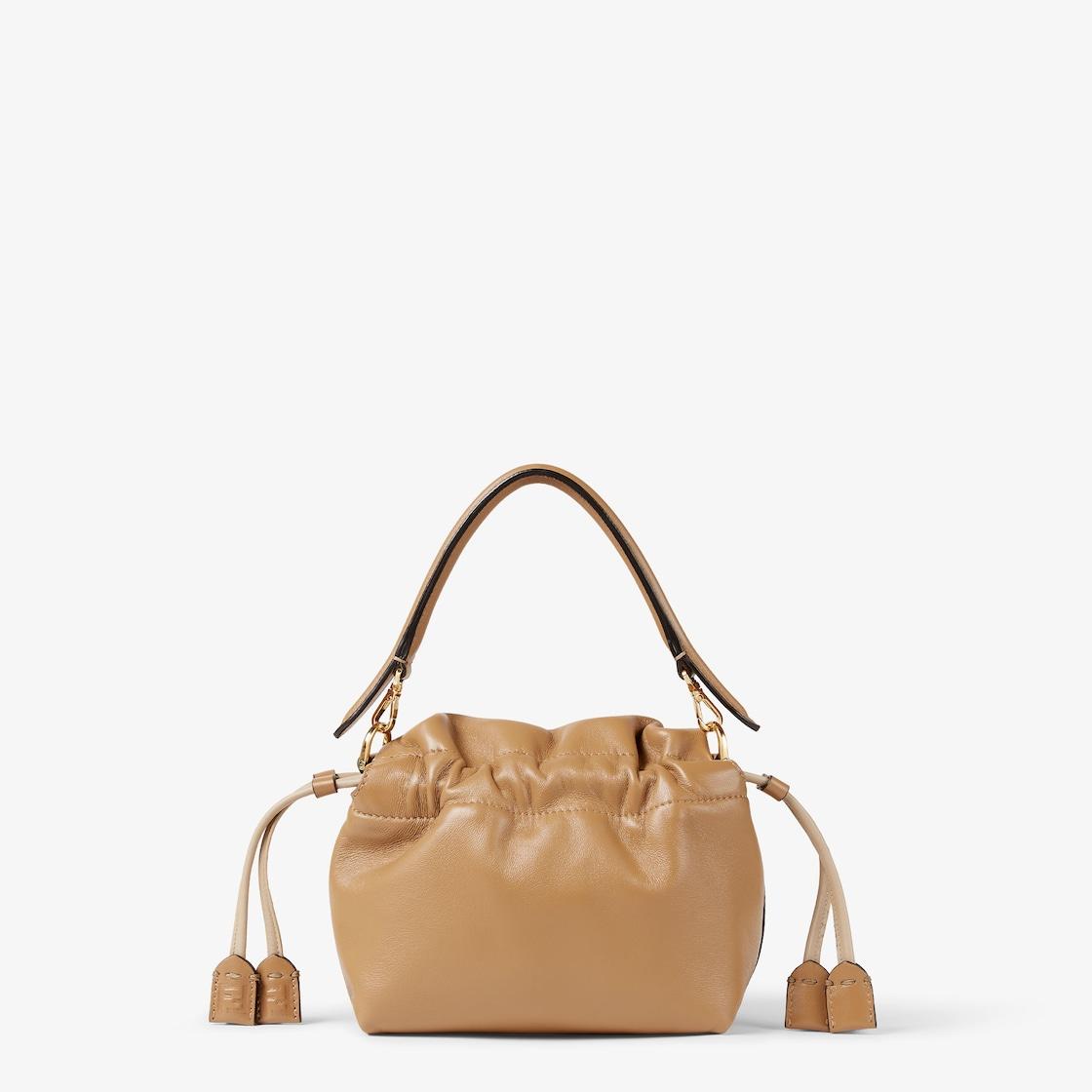 Mamma Baguette SmallCappuccino nappa leather mini-bag Product Image