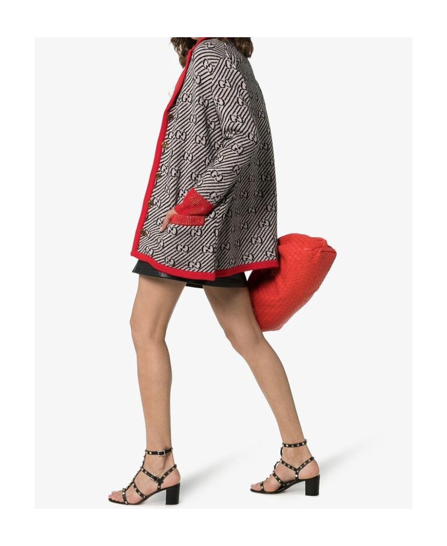 VALENTINO GARAVANI Valentino Rockstud Caged 90 Leather Ankle Strap Sandal In Black Product Image