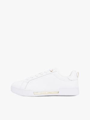 Hilfiger Logo Leather Sneaker Product Image