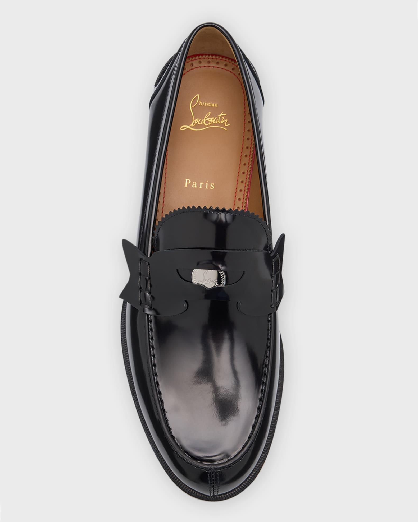 Mens Penny Leather Loafers Product Image