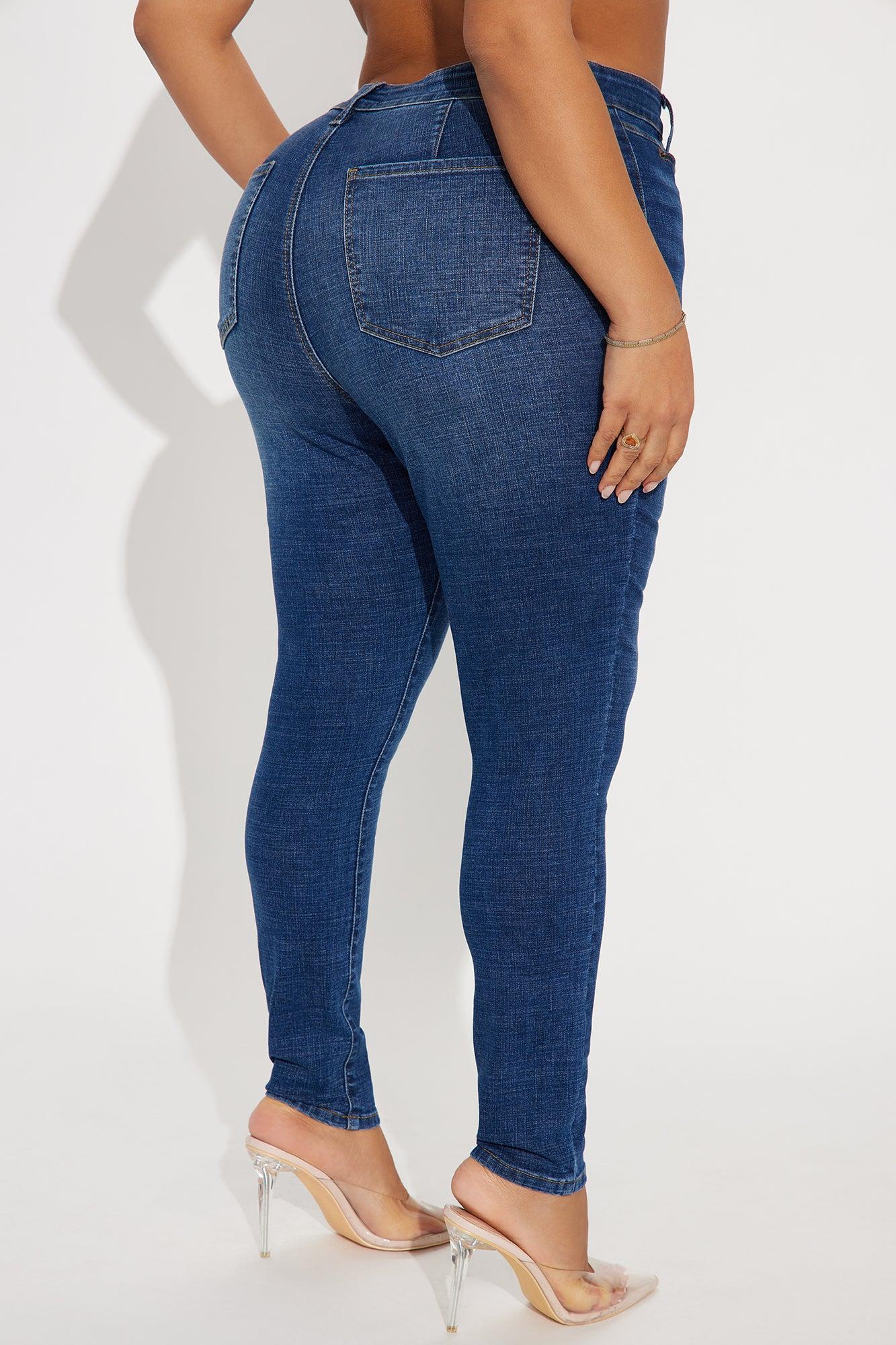 Wild West Stretch Skinny Jeans - Dark Wash Female Product Image