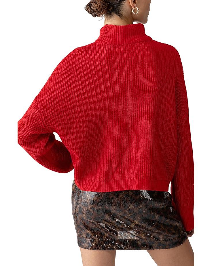 Cable Mock Neck Sweater Product Image