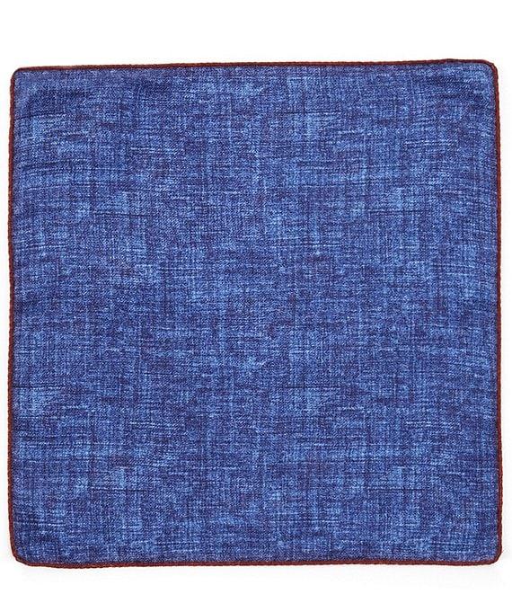 Edward Armah Floral Reversible Silk Pocket Square Product Image