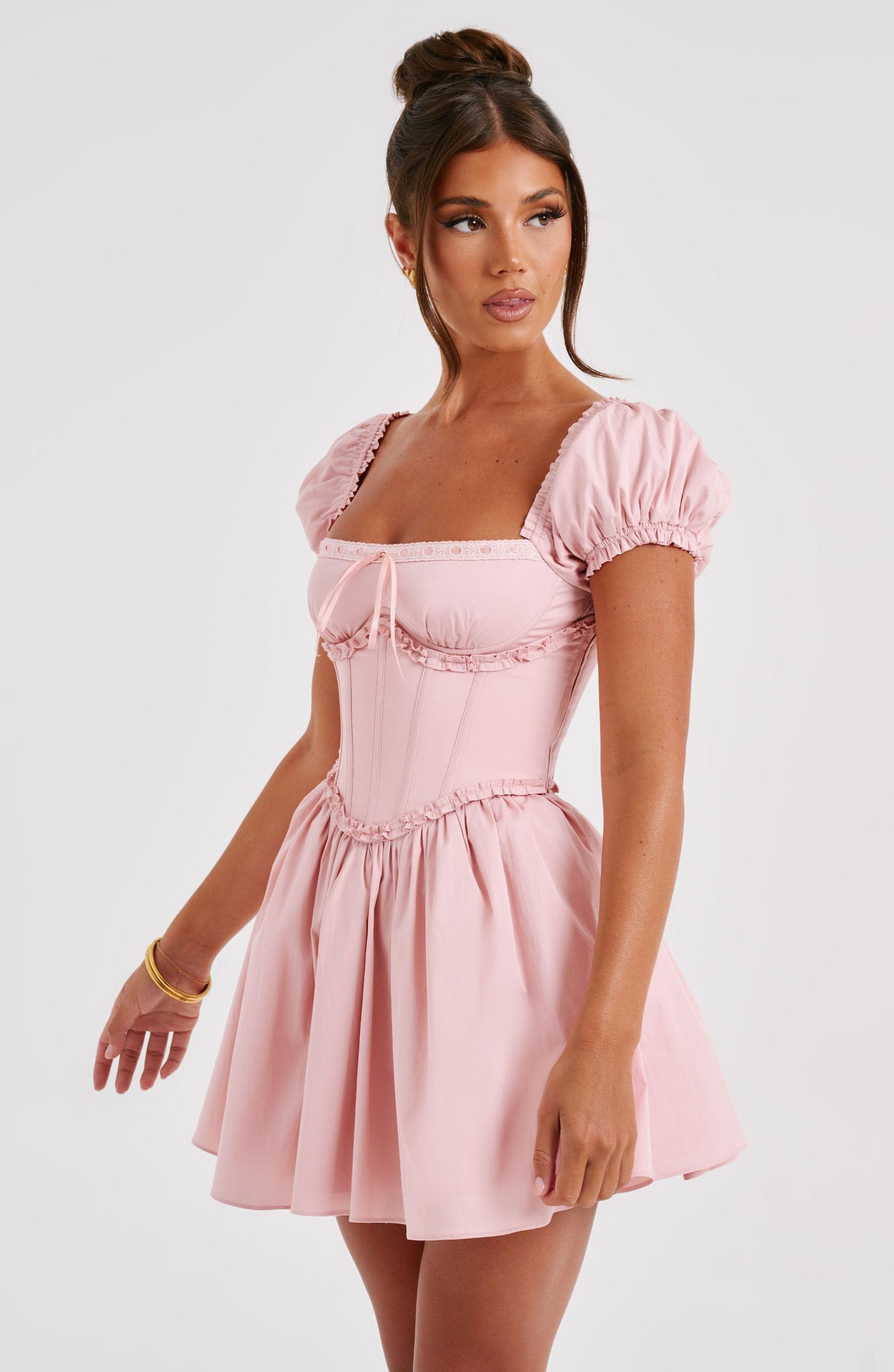 Penelope Mini Dress - Blush Product Image