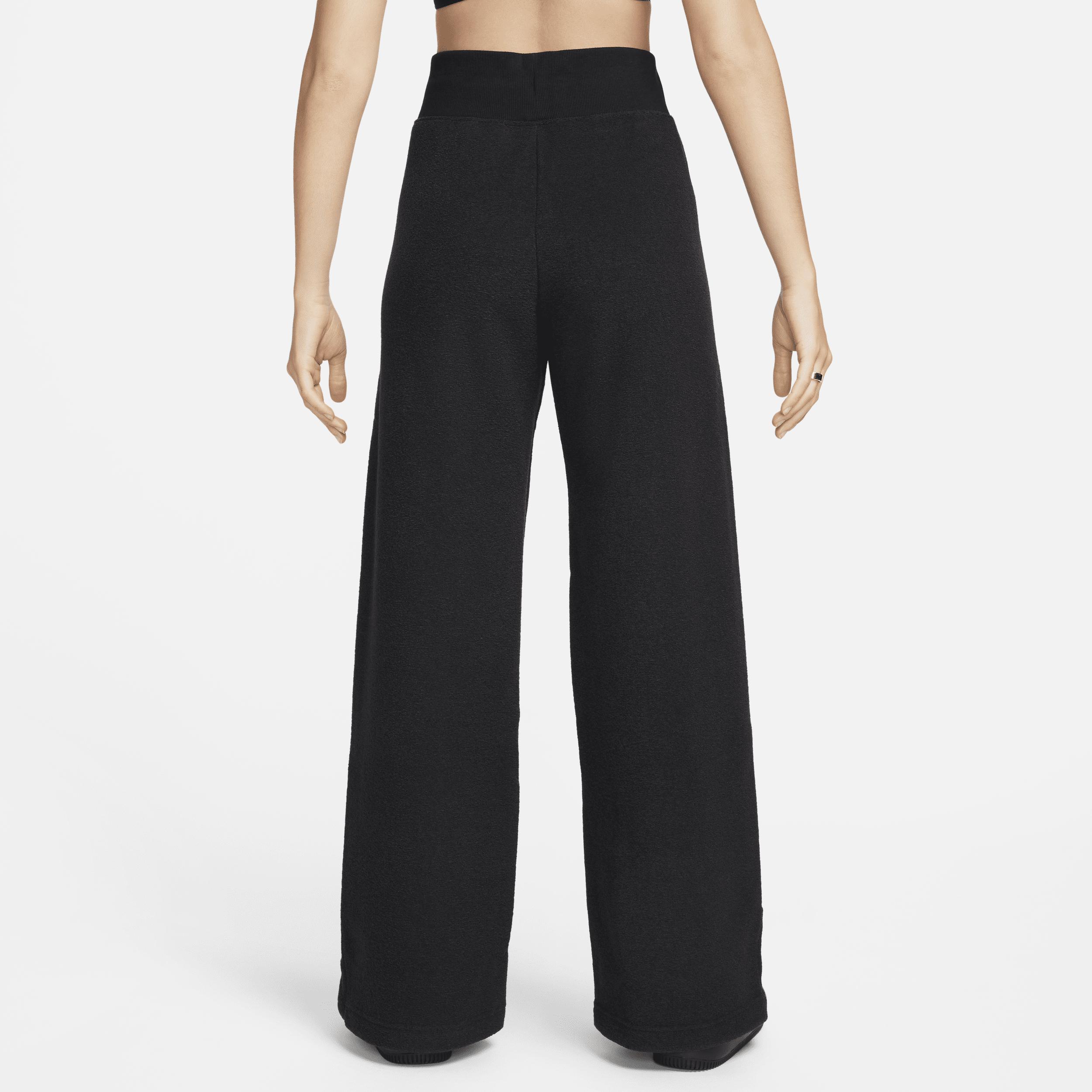 Womens Nike Sportswear Phoenix Plush High-Waisted Wide-Leg Cozy Fleece Pants | FN3622-010 Product Image