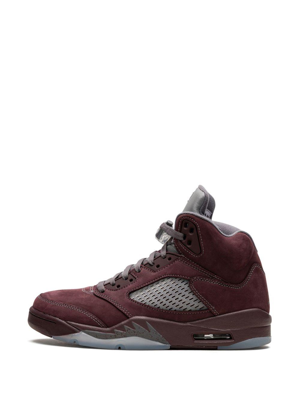 Air Jordan 5 "Burgundy" high-top sneakers Product Image