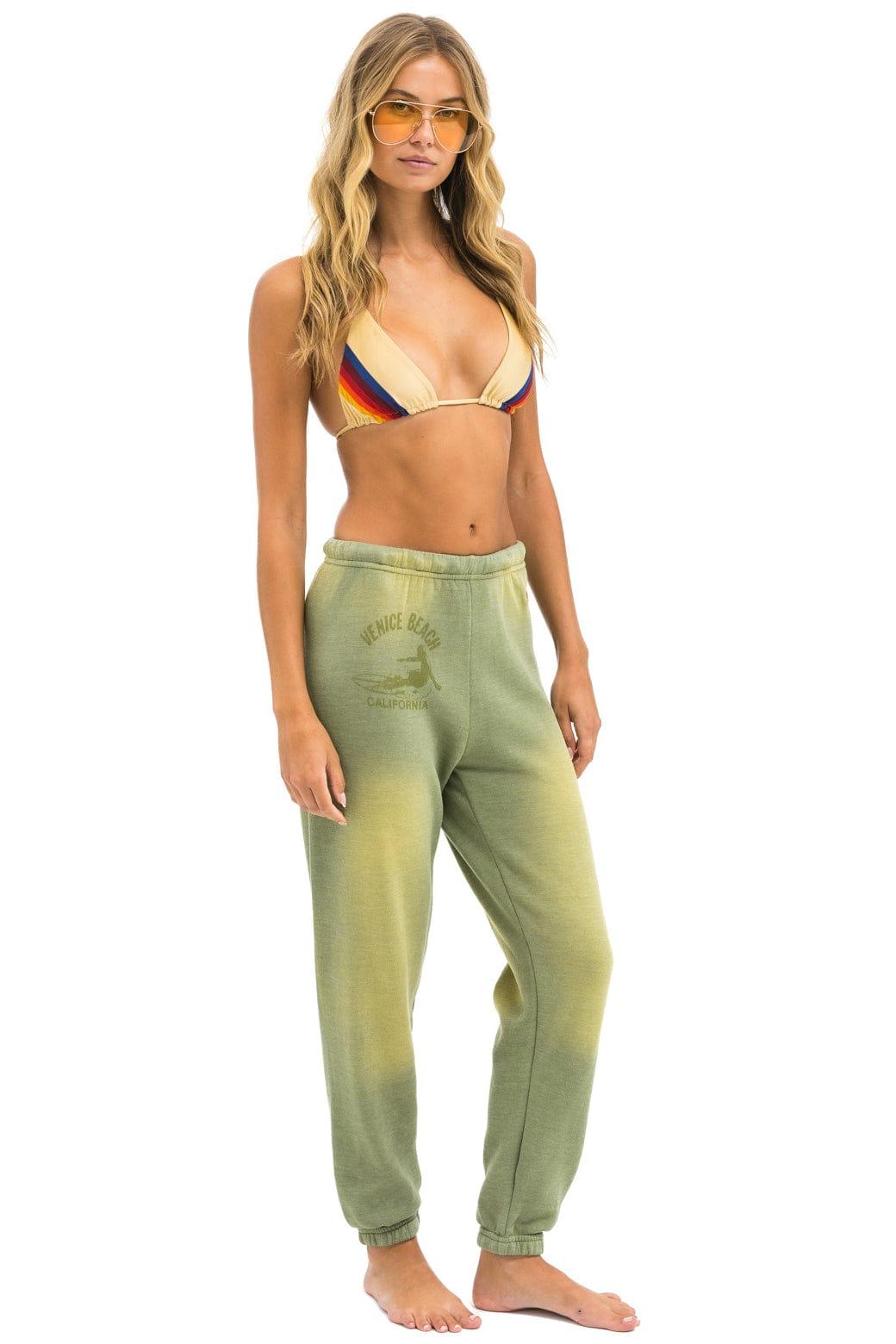 VENICE SURFER SWEATPANTS - FADED ARMY Female Product Image