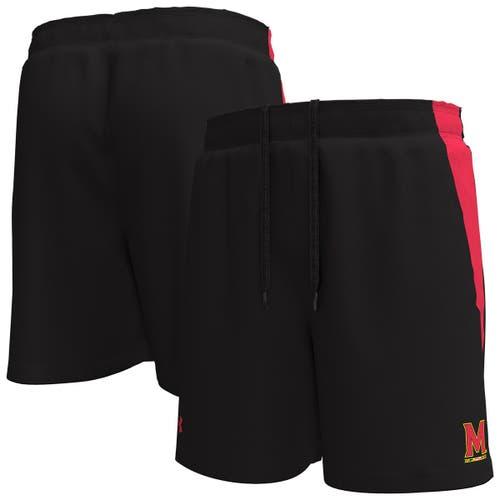 Men's Under Armour Black Wisconsin Badgers Tech Vent Performance Short,  Product Image