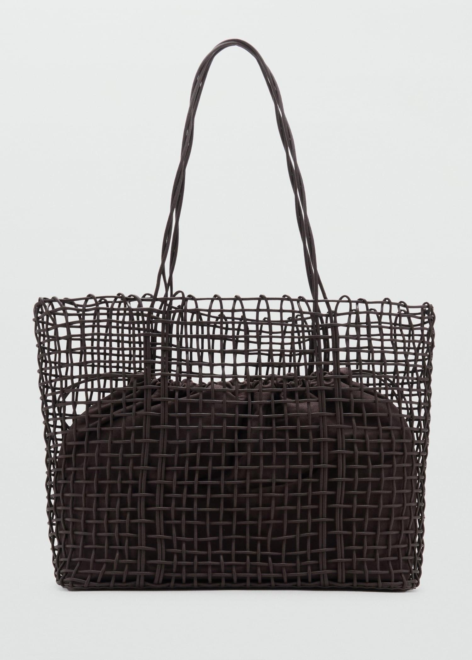 Braided shopper bag - Women | MANGO USA Product Image