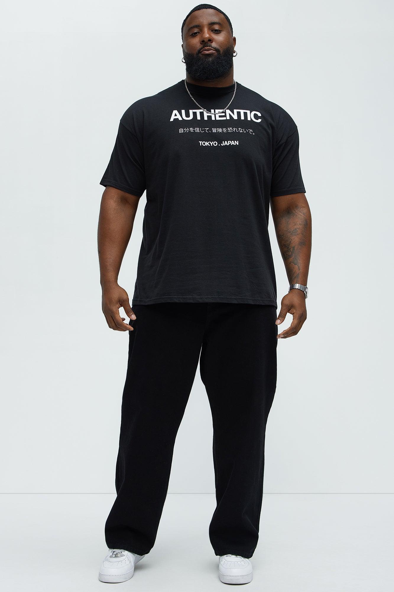 Authentic Tokyo Japan Short Sleeve Tee - Black Product Image