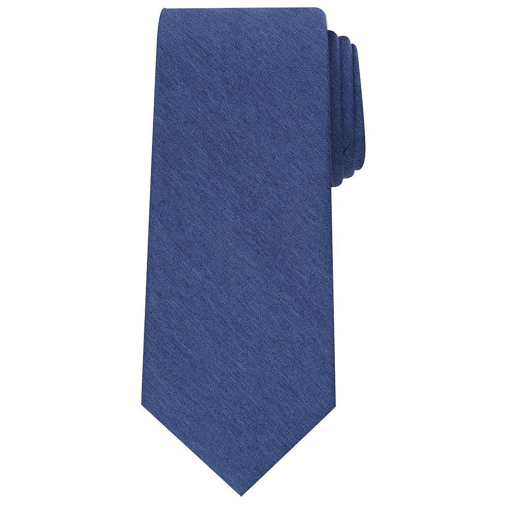 Men's Bespoke Solid Tie, Blue Oxford Product Image