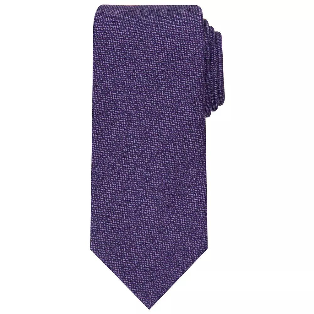 Men's Bespoke Solid Tie, Purple Abbott Product Image