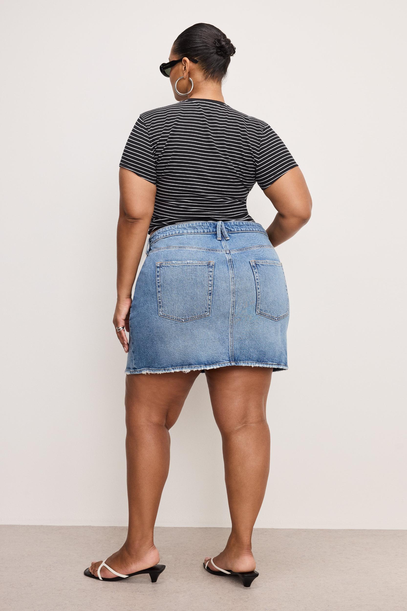 GOOD 90S MINI SKIRT | INDIGO819 Product Image