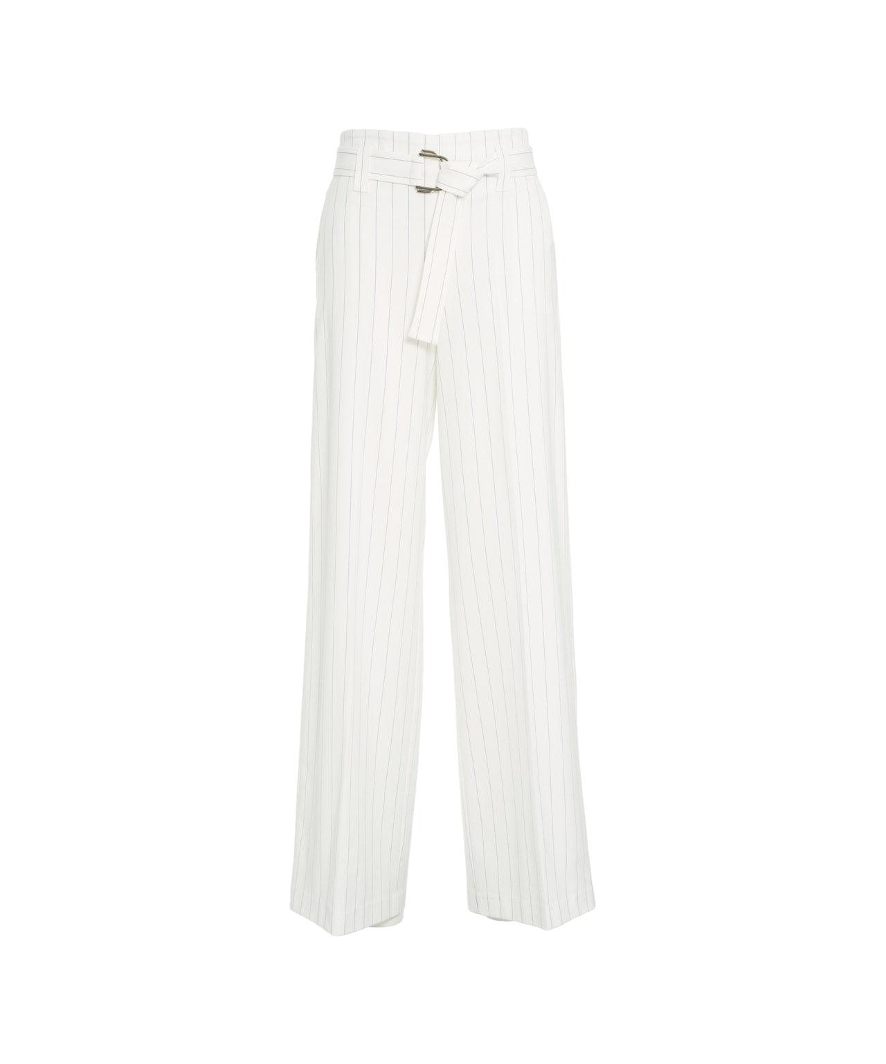 Palazzo pants with waist belt Product Image