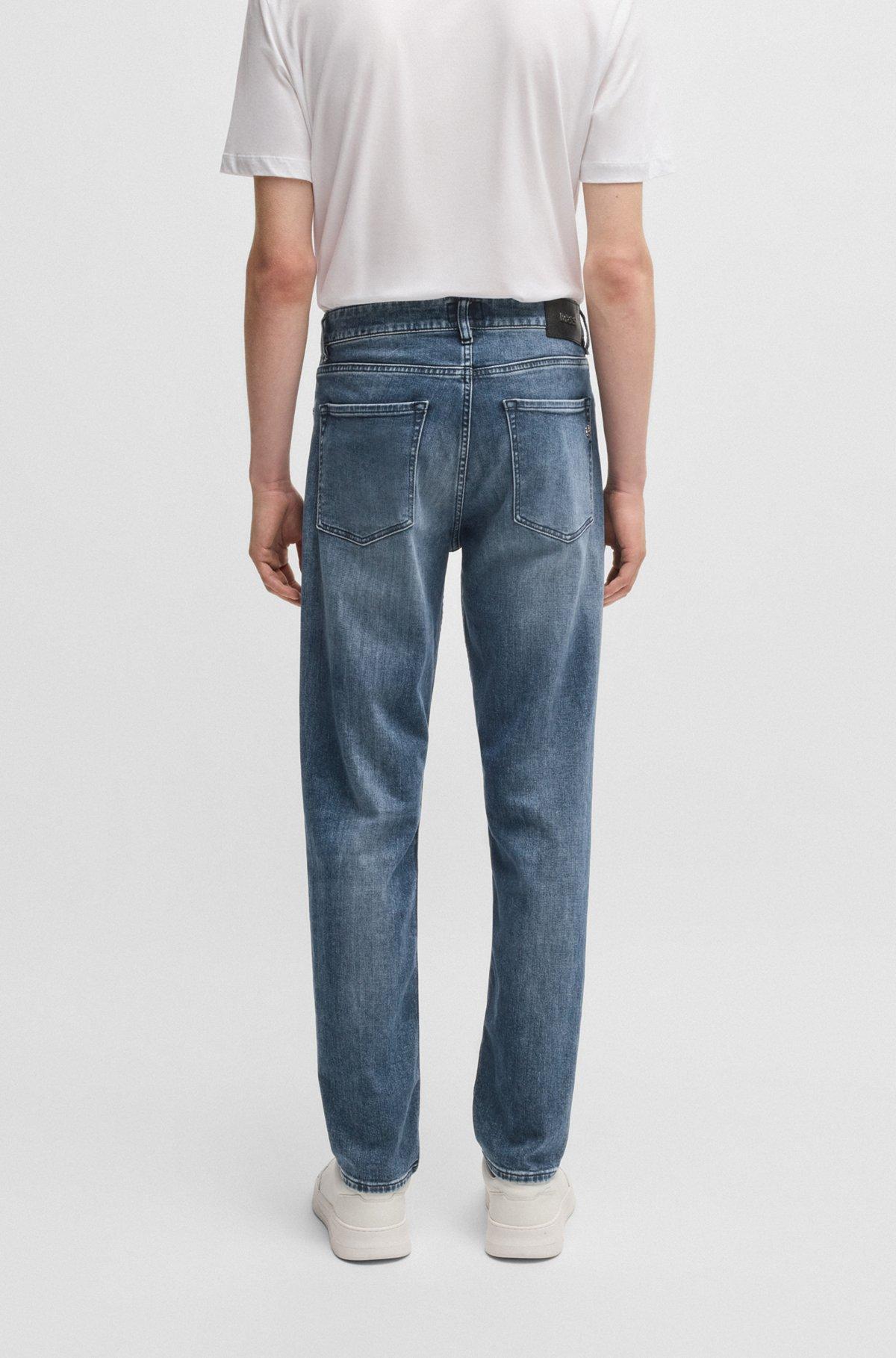 Maine regular-fit jeans in super-soft blue denim Product Image