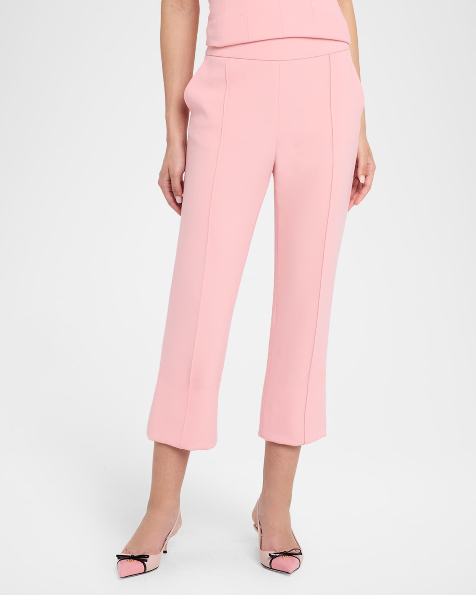 Toni Straight-Leg Crop Cuffed Pants Product Image