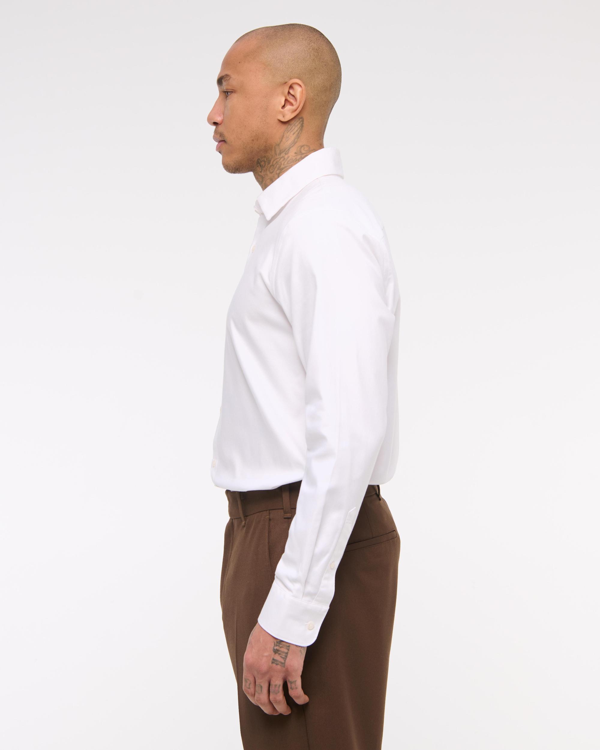 The A&F Collins Slim Suiting Shirt Product Image